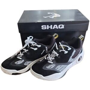 Shaq RAQ Low‎ Mens Basketball Shoes Black White Size 8 Sneakers